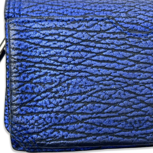 3.1 Phillip Lim Metallic Blue Leather Wallet (Hard-to-Find Color) - Picture 13 of 15